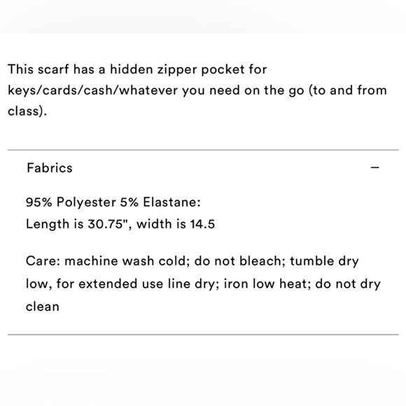 💥 3/$15 💥 Beyond Yoga hidden pocket infinity scarf NWT - Picture 10 of 10